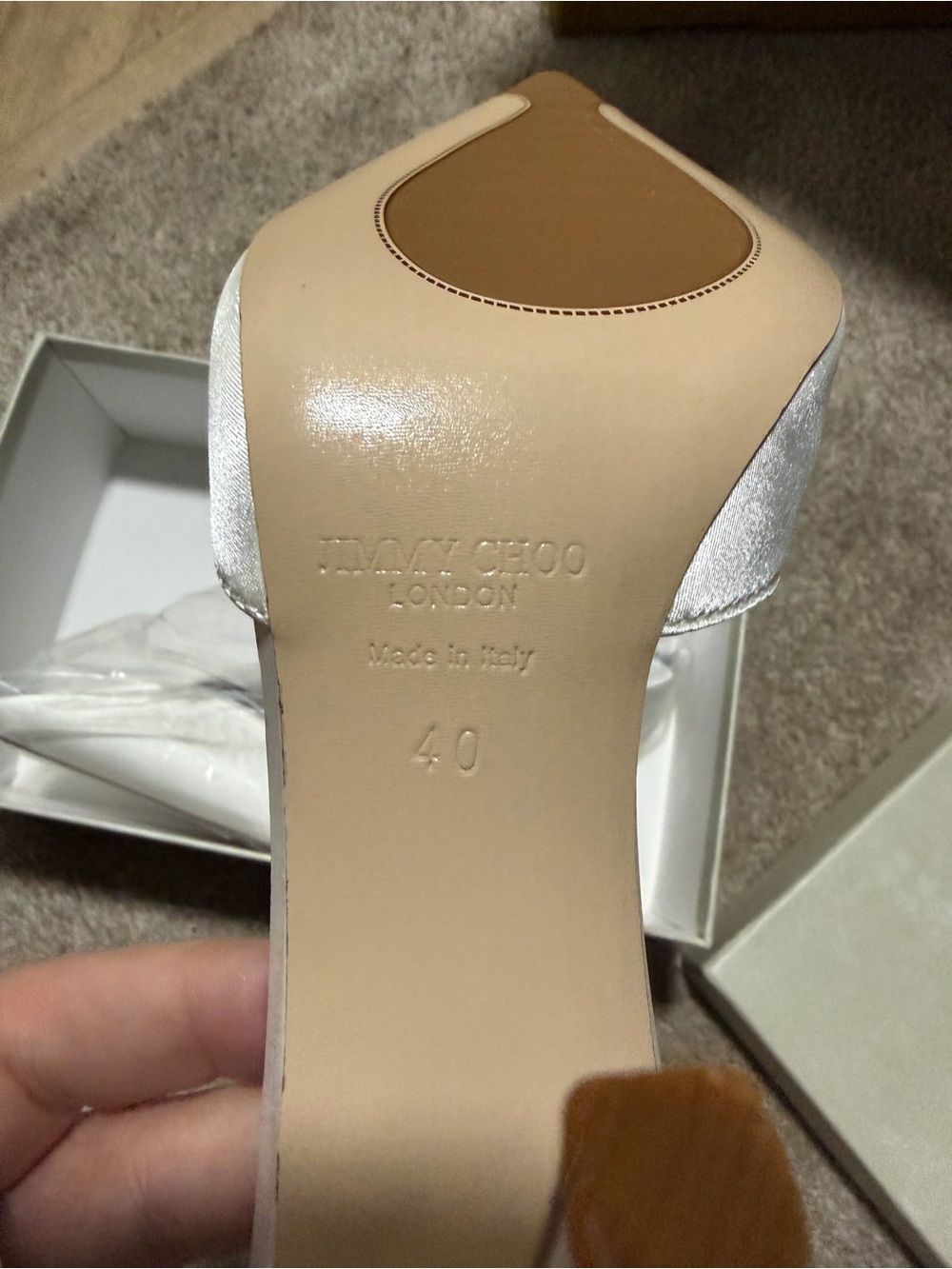 Jimmy Choo Saeda 100 heels NWT size 40 - Picture 7 of 9